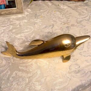 Vintage Brass Dolphin